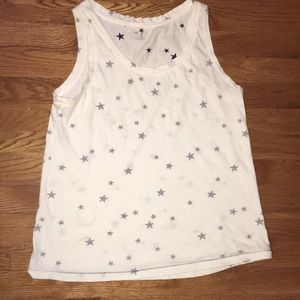 GAP white star tank